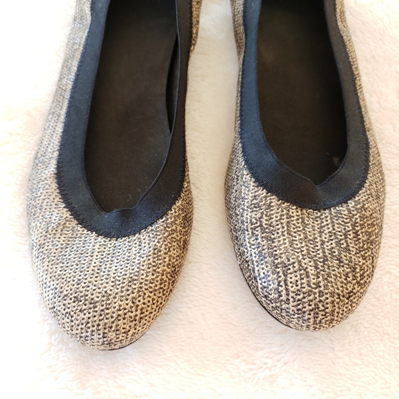Stuart Weitzman Matte Sequined Flats - Picture 2 of 9